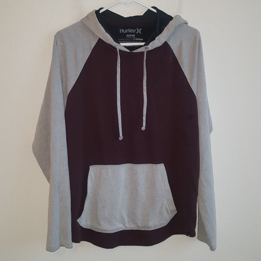 SOLD♥️Hurley brand nike dry fit mens maroon mens M